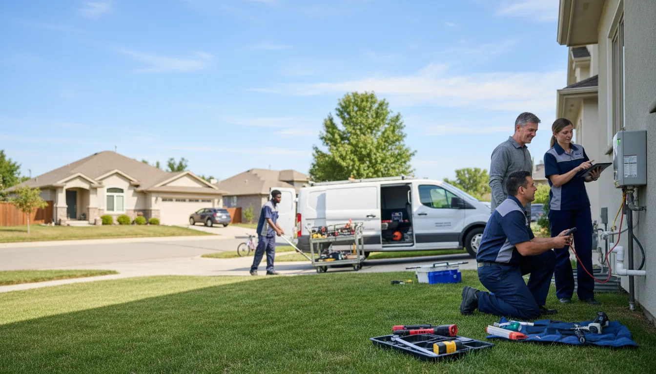 Tankless water heater service in Winslow, IN